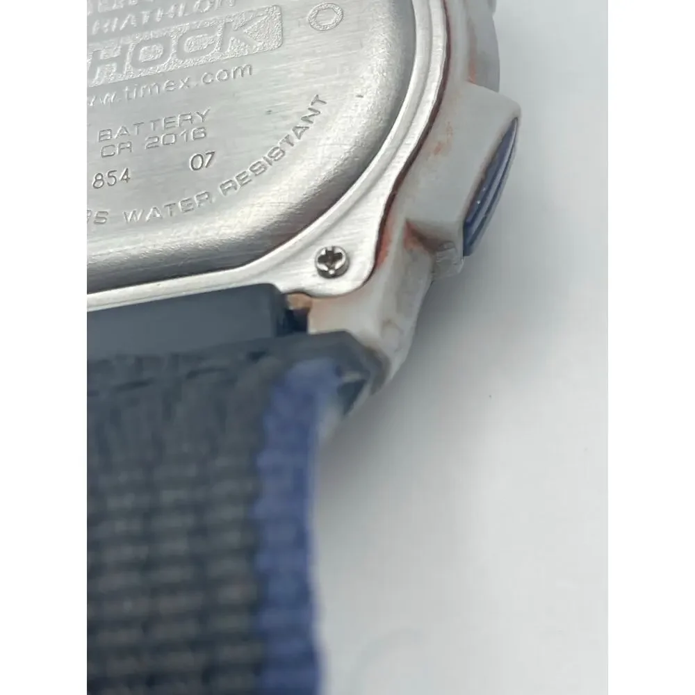 Timex Ironman Triathlon Shock Mens Digital Sport Watch 30 Lap WR 200m Adjustable